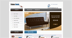 Desktop Screenshot of futonbedssale.com
